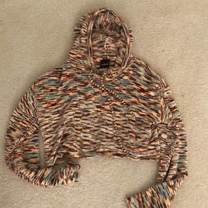 Out from under cropped hoodie